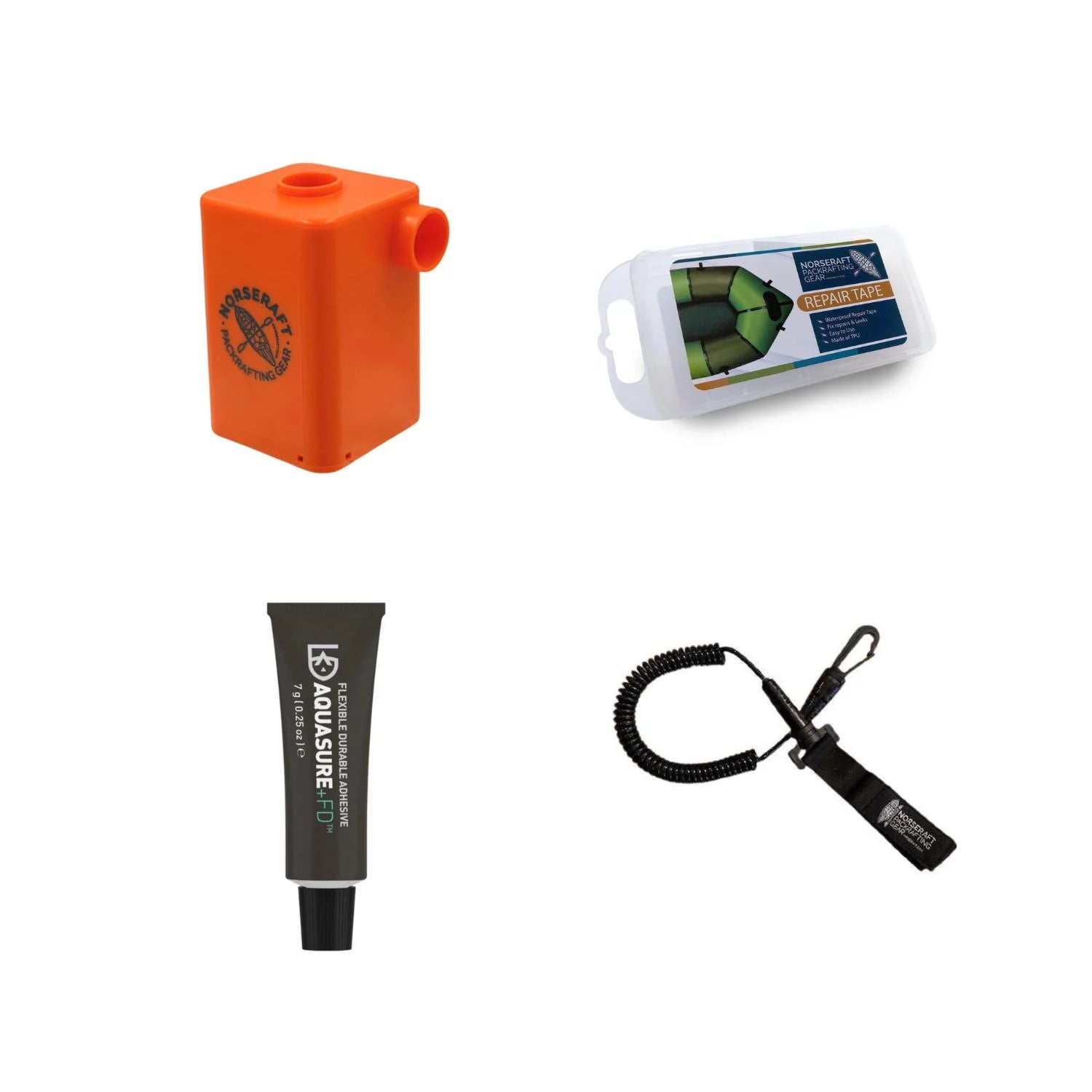Paketdeal: Fenrir Pump + Paddle Leash + Aquasure + Field Repair Kit
